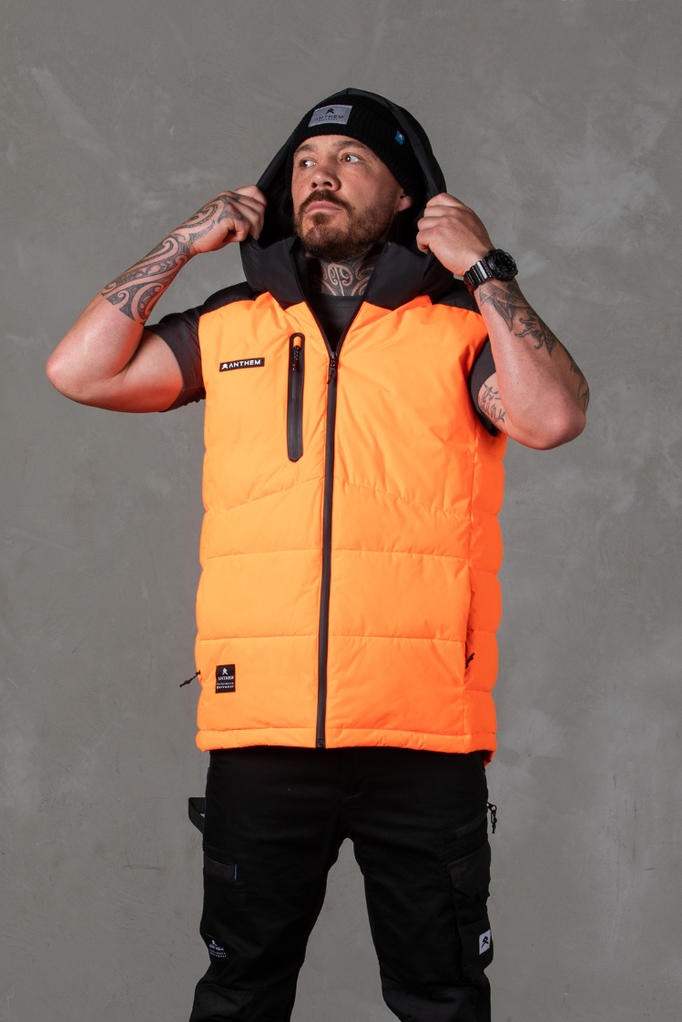 Hi Vis Puffer Vest V1003